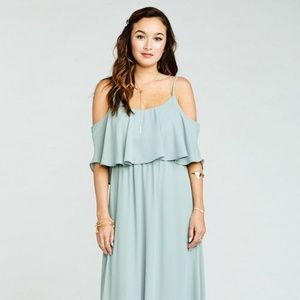 Show Me Your Mumu Caitlin Ruffle Maxi Dress